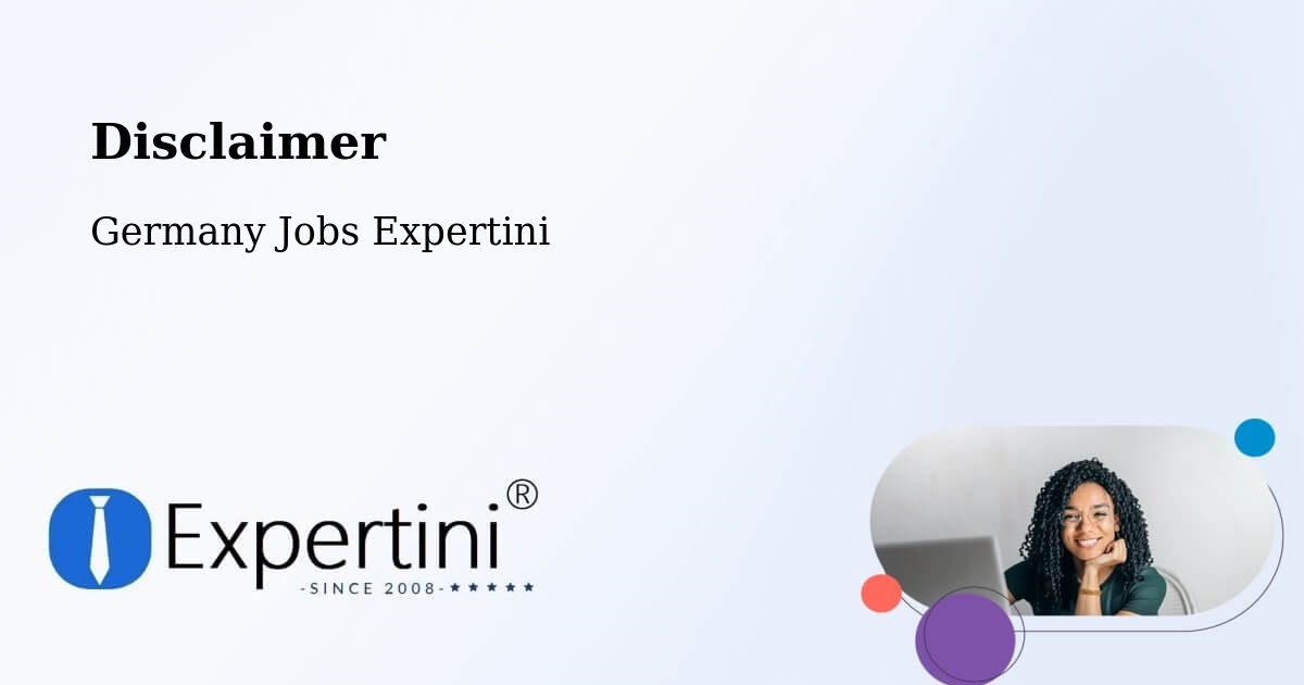 Disclaimer – Starnberg - Germany Jobs Expertini